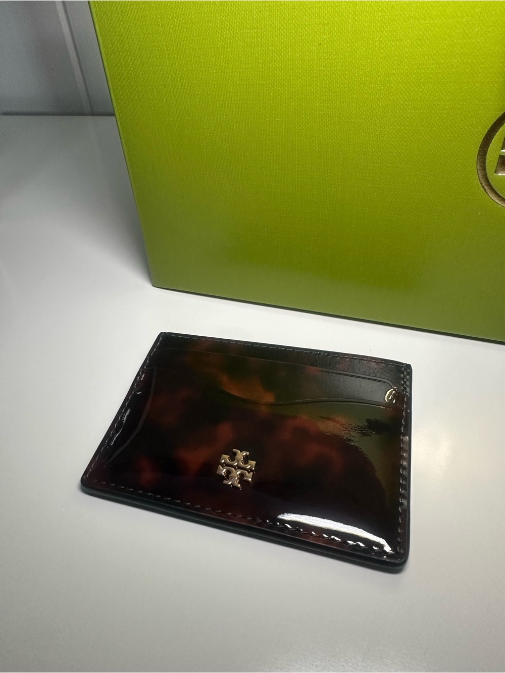 Tory Burch Tortoise Card Holder - Picture 2 of 4